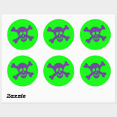 Halloween Skull Stickers (Blatt)