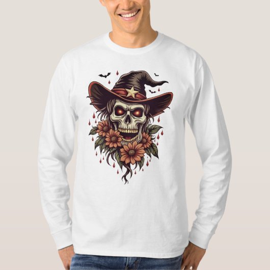 Halloween Skull T-Shirt (Vorderseite)