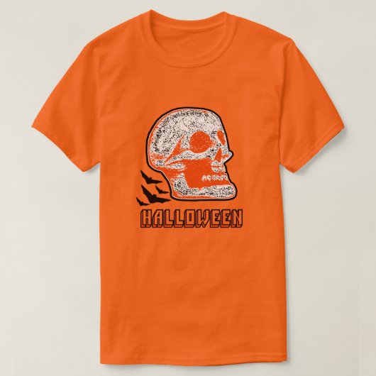 HALLOWEEN SKULL T-Shirt (Design vorne)
