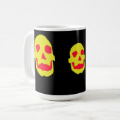 Halloween Skull-Tasse Kaffeetasse (Vorderseite Links)