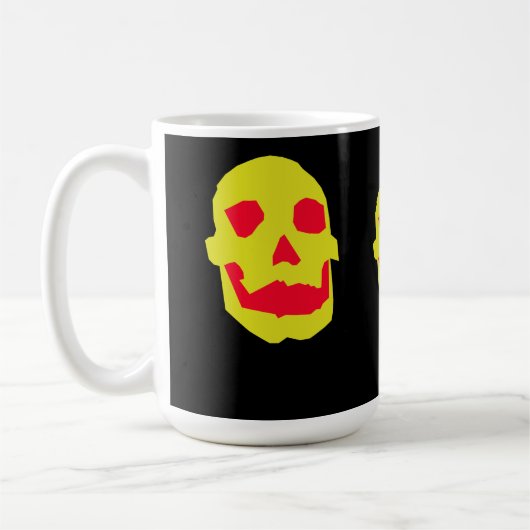 Halloween Skull-Tasse Kaffeetasse (Links)