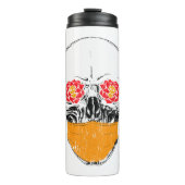 Halloween Skull Thermosbecher (Vorderseite)