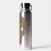 Halloween Skull Trinkflasche (Rückseite)