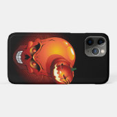 Halloween Skull und Pumpkin Case-Mate iPhone Hülle (Rückseite (Horizontal))