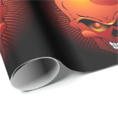 Halloween Skull und Pumpkin Geschenkpapier (Rolleneckpunkt)