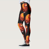 Halloween Skull und Pumpkin Leggings (Links)