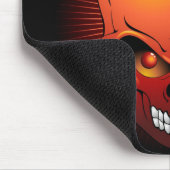 Halloween Skull und Pumpkin Mousepad (Ecke)