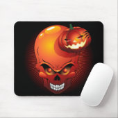 Halloween Skull und Pumpkin Mousepad (Mit Mouse)