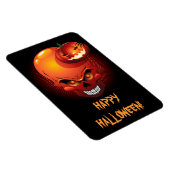 Halloween Skull und Pumpkin Premium Flexi Magnet (Rechte Seite)