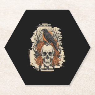 Halloween Skull Untersetzer