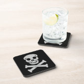 Halloween-Skull-Untersetzer Getränkeuntersetzer (Rechte Seite)