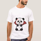 Halloween Skull Vampire Panda Tshirt (Vorderseite)