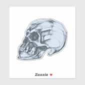 Halloween Skull Vinyl Aufkleber (Blatt)