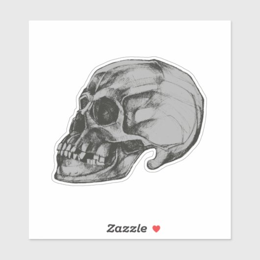 Halloween Skull Vinyl Aufkleber (Blatt)