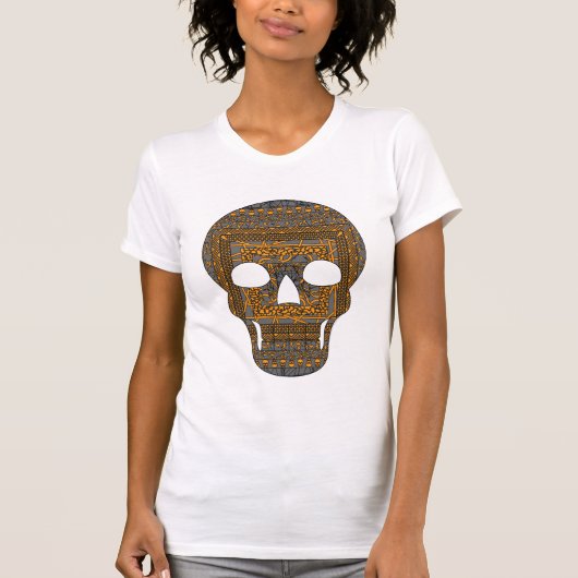 Halloween Skull Women's Light Shirt (Vorderseite)