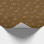 Halloween Skull Wrapping Paper Geschenkpapier (Ecke)