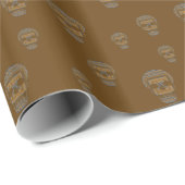 Halloween Skull Wrapping Paper Geschenkpapier (Rolleneckpunkt)