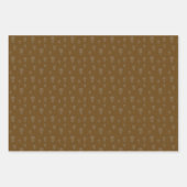 Halloween Skull Wrapping Paper Set Geschenkpapier Set (Vorderseite 3)