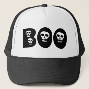 Halloween Skulls "Boo" Truckerkappe
