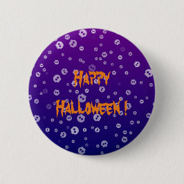 Halloween Skulls Button