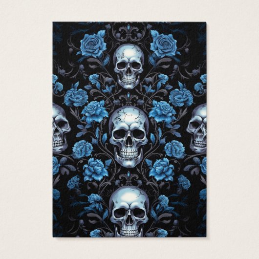 Halloween Skulls Earring Display Card (Rückseite)