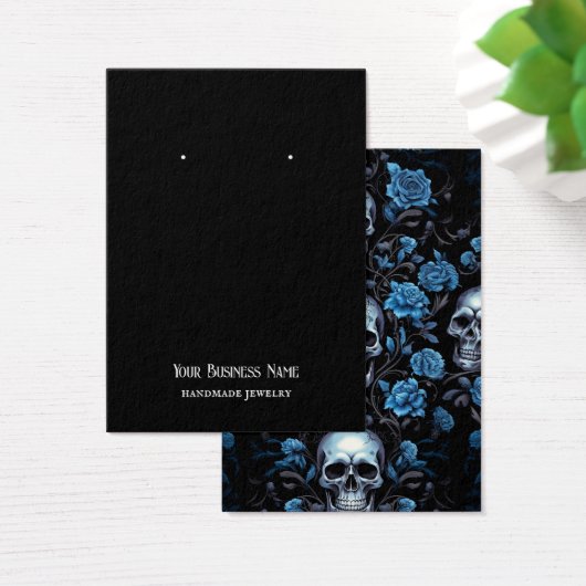 Halloween Skulls Earring Display Card (Schreibtisch)