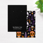 Halloween Skulls Earring Display Card (Schreibtisch)