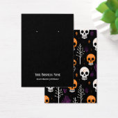 Halloween Skulls Earring Display Card (Schreibtisch)