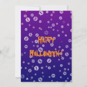 Halloween Skulls Flat Card (Vorderseite)