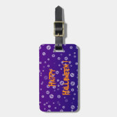 Halloween Skulls Gepäckanhänger (Vorderseite vertikal)