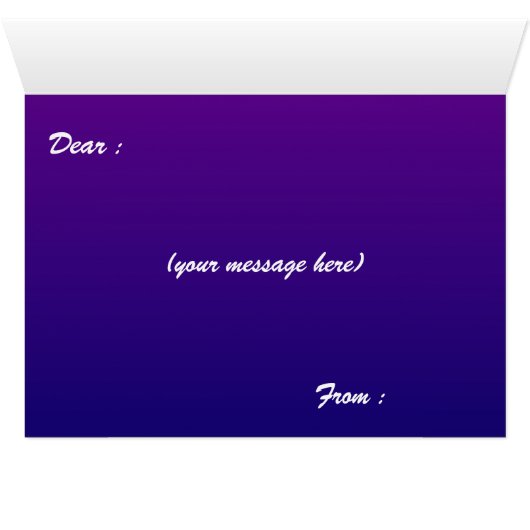 Halloween Skulls Grußkarte (Innenansicht Horizontal (Unten))