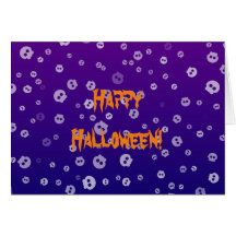 Halloween Skulls Grußkarte