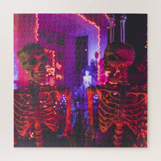 Halloween Skulls Horror Puzzle (Vertikal)