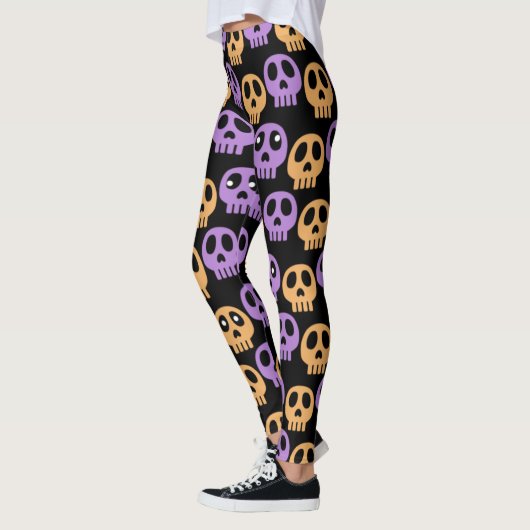 Halloween Skulls Leggings (Links)