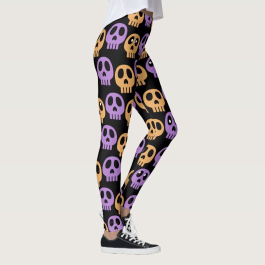 Halloween Skulls Leggings (Rechts)