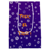 Halloween Skulls Mittlere Geschenktüte (Rückseite)
