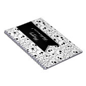 Halloween Skulls Muster Custom Notebook Notizblock (Rechte Seite)