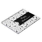 Halloween Skulls Muster Custom Notebook Notizblock (Linke Seite)