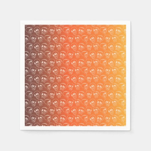 Halloween Skulls Paper Napkin Serviette (Vorderseite)