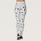 Halloween Skulls Pattern Leggings (Rückseite)