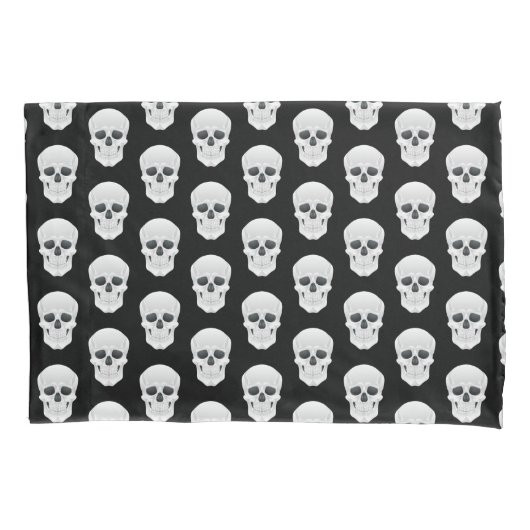 Halloween Skulls Pillowcase Set Kissenbezug (Vorderseite-Links)