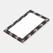 Halloween Skulls Post-it Klebezettel (angewinkelt)