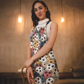 Halloween-Skulls Schürze