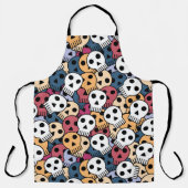 Halloween-Skulls Schürze (Vorderseite)