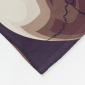 Halloween Skulls: Spooky Seamless Muster. Fleecedecke (Ecke)