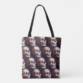 Halloween Skulls: Spooky Seamless Muster. Tasche (Rückseite)