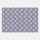 Halloween Skulls & Sweet Hearts Wrapping Paper Geschenkpapier Set (Vorderseite 3)