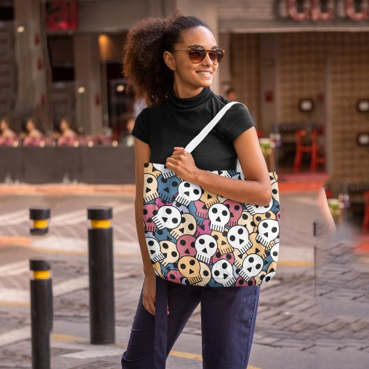 Halloween-Skulls Tasche