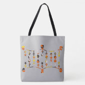 Halloween Skulls Tasche (Vorderseite)