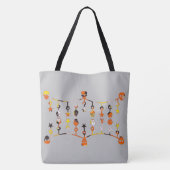 Halloween Skulls Tasche (Rückseite)